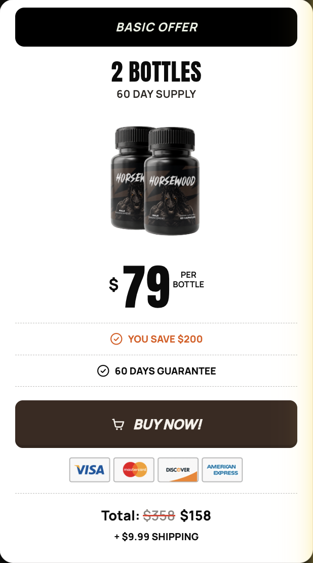Horsewood 60 day supply